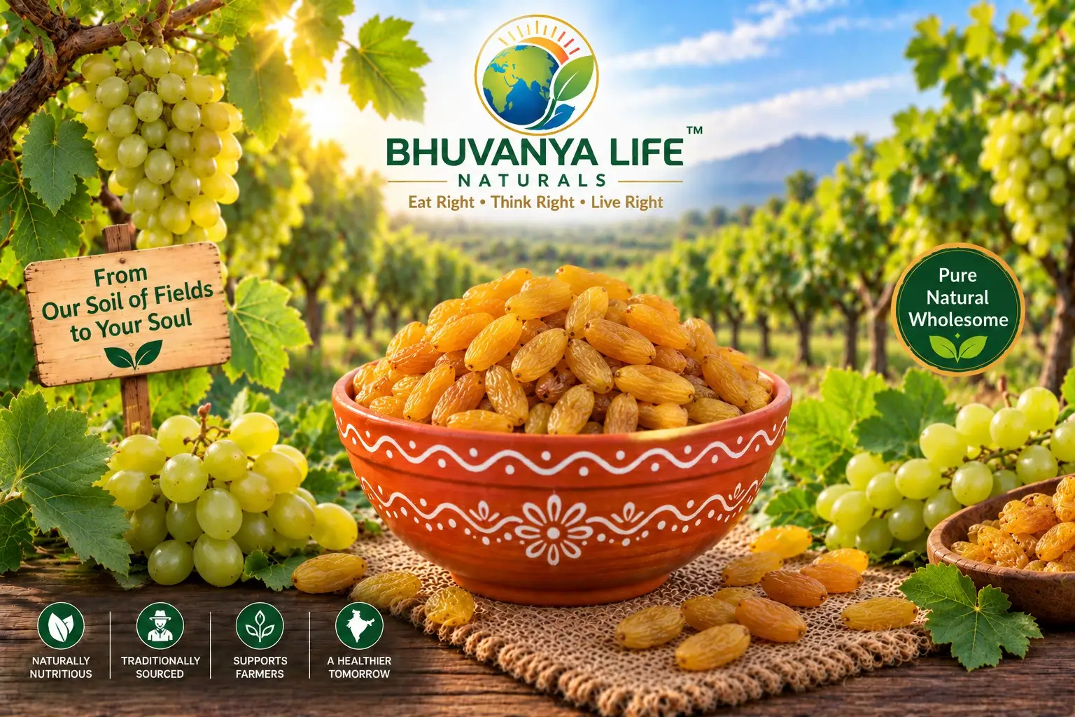 Premium Kishmish – Natural Raisins