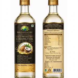 Cold-pressed Diet Coconut Oil
